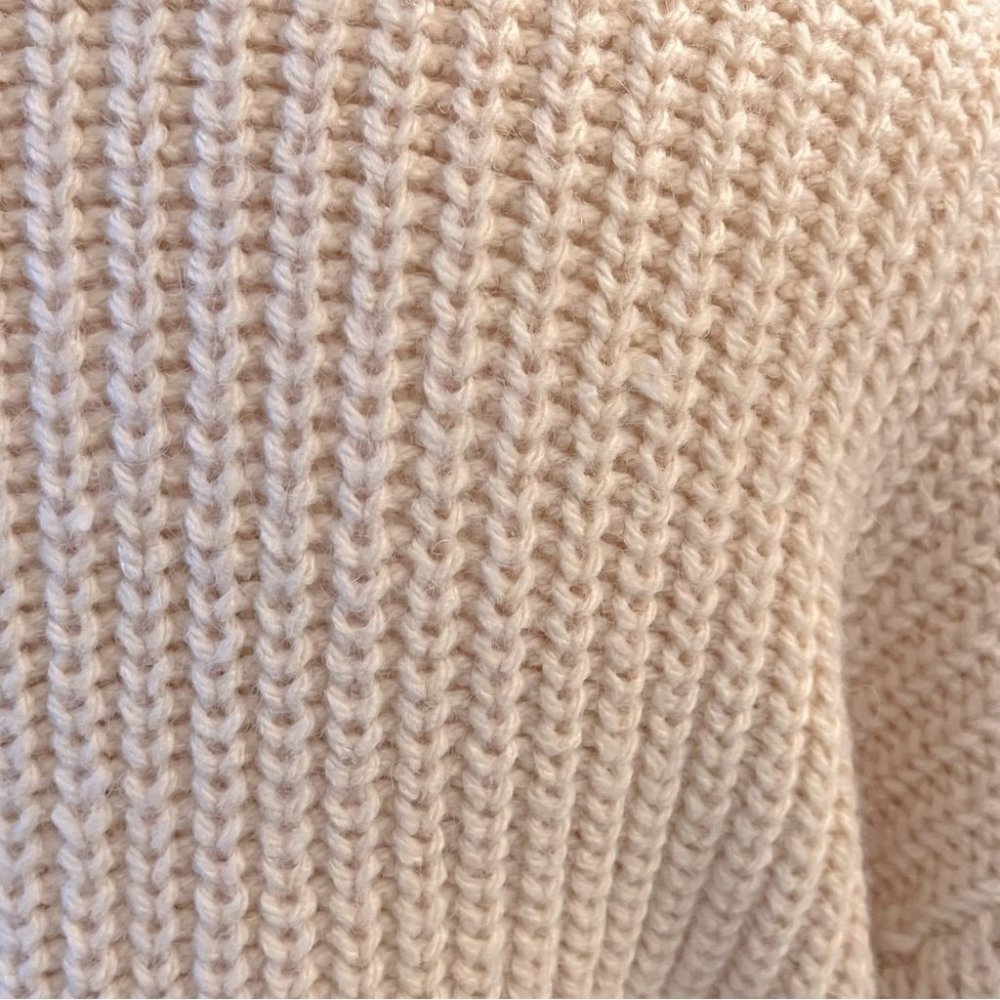 Zara Crossover Cardigan Sweater NWOT w/Tie Detail Blush Pink Small Blogg… - Picture 12 of 15
